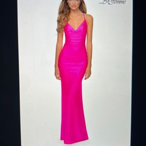 ISO La Femme hot pink dress!!!